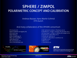 Status of the ZIMPOL/SPHERE high contrast
