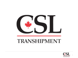 Transhipment - Global Maintenance USG