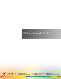 CPS for PowerPoint PC - Turning Technologies