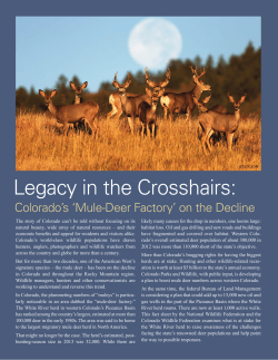 Legacy in the Crosshairs: - National Wildlife Federation