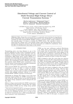 Distributed Voltage and Current Control of Multi