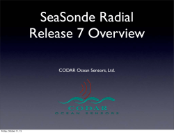 CODAR Ocean Sensors, Ltd.