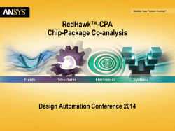 RedHawk™-CPA Chip-Package Co-analysis