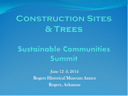 Construction Sites and Trees, Patti Erwin, Urban Forestry