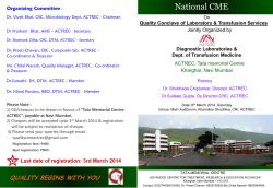 National CME - Tata Memorial Centre