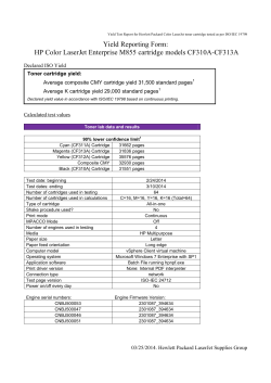 HP CLJ Enterprise M855 with CF310A-13A (29 - Hewlett