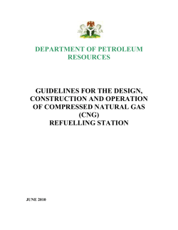 GUIDELINES FOR CNG STATIONS