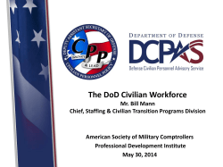 CPP/DCPAS Strategic Initiatives Update
