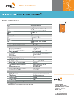 PN-CPP-A-1422 Pronto Service Controller