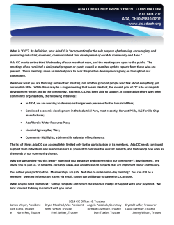Documents/Ada CIC membership letter 2014
