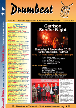 Garrison Bonfire Night
