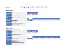 Available - Lethbridge College