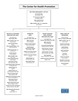 CHP Organizational Chart