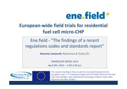 European-wide field trials for residential fuel cell micro-CHP
