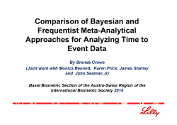 Comparison of Bayesian and Frequentist Meta-Analytical