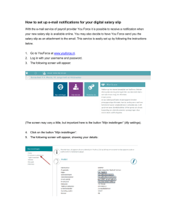Instructie voor het instellen van de E-mail functie bij de