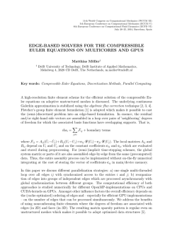 edge-based solvers for the compressible euler