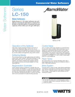 Series LC-150 - Watts Water Technologies