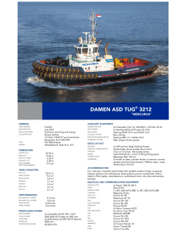 Download product sheet - Damen Shipyards Group