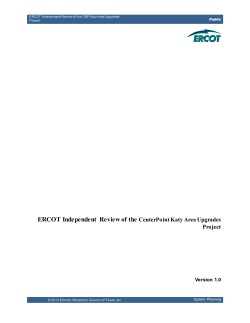 ERCOT Independent Study