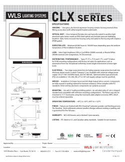 CLX-Series-1 - WLS Lighting Systems