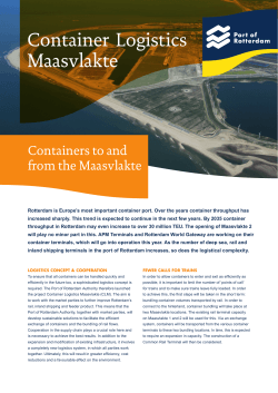 Container Logistics Maasvlakte (CLM)