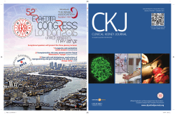Front Matter (PDF) - Clinical Kidney Journal