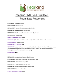 HOTEL INFO for the Gold Cup and State Race