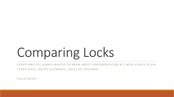 Comparing Locks