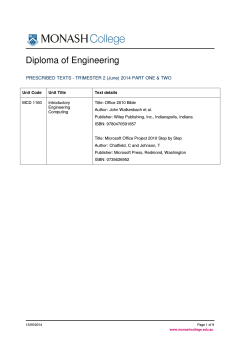 Diploma of Engineering