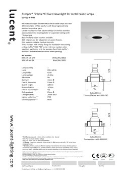 Pinhole 90 (CMH-MR16) - Lucent