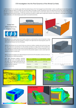 CFD Investigation into the Flow Dynamics of the Ahmed Car Body