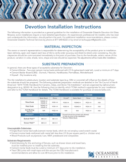 Install Guide - Oceanside Glasstile