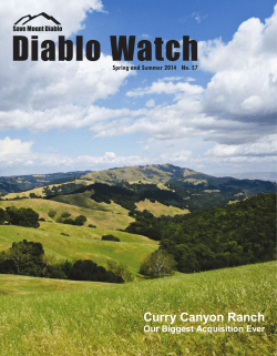 Curry Canyon Ranch - Save Mount Diablo