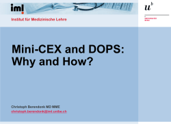 DOPS, Mini-CEX
