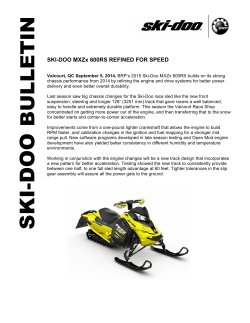 2015 Ski-doo MXZx 600RS Refined for Speed