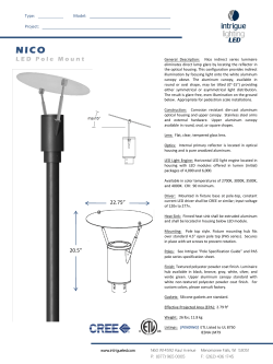 Nico LED Spec Sheet