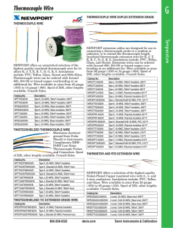 Thermocouple Wire - Cole