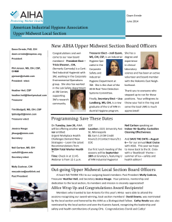 June 2014 - American Industrial Hygiene Association