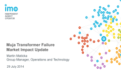 Muja Transformer Failure Market Update 29 July 2014