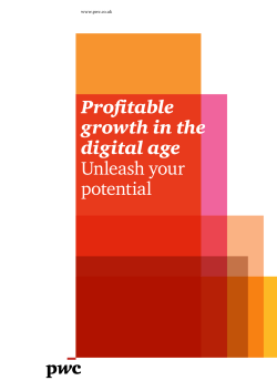 Profitable growth in the digital age