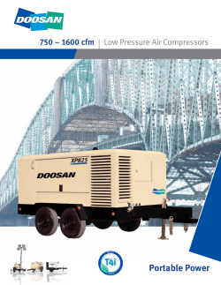 750 - 1600 cfm | Low Pressure Air Compressors