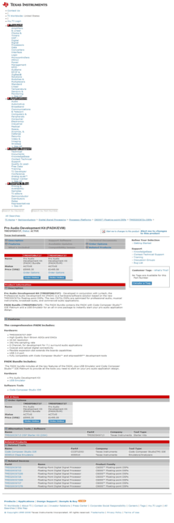 Texas Instruments TMDSPDK6727 datasheet: pdf