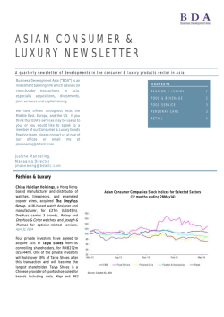 Issue 15, June 2014 - Business Development Asia LLC