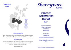 Skerryvore Practice
