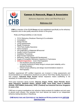 Reference - CHB | Third Party Inspectorate