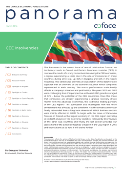 CEE Insolvencies