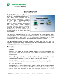 SimTraffic CID brochure