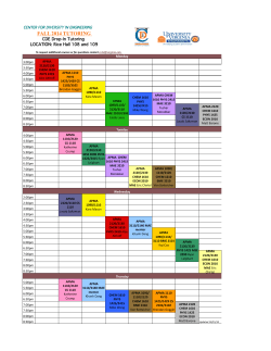 CDE Tutor Schedule 10.15