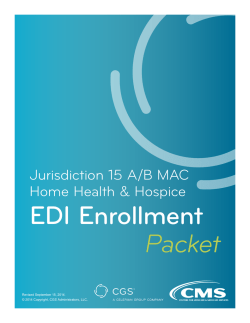 EDI Enrollment Packet
